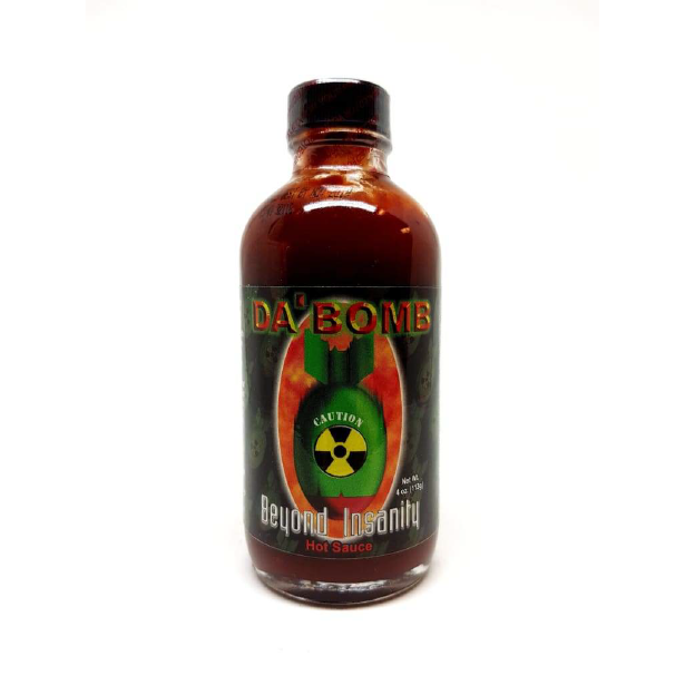 Da' Bomb Beyond Insanity Hot Sauce Chilli Hub
